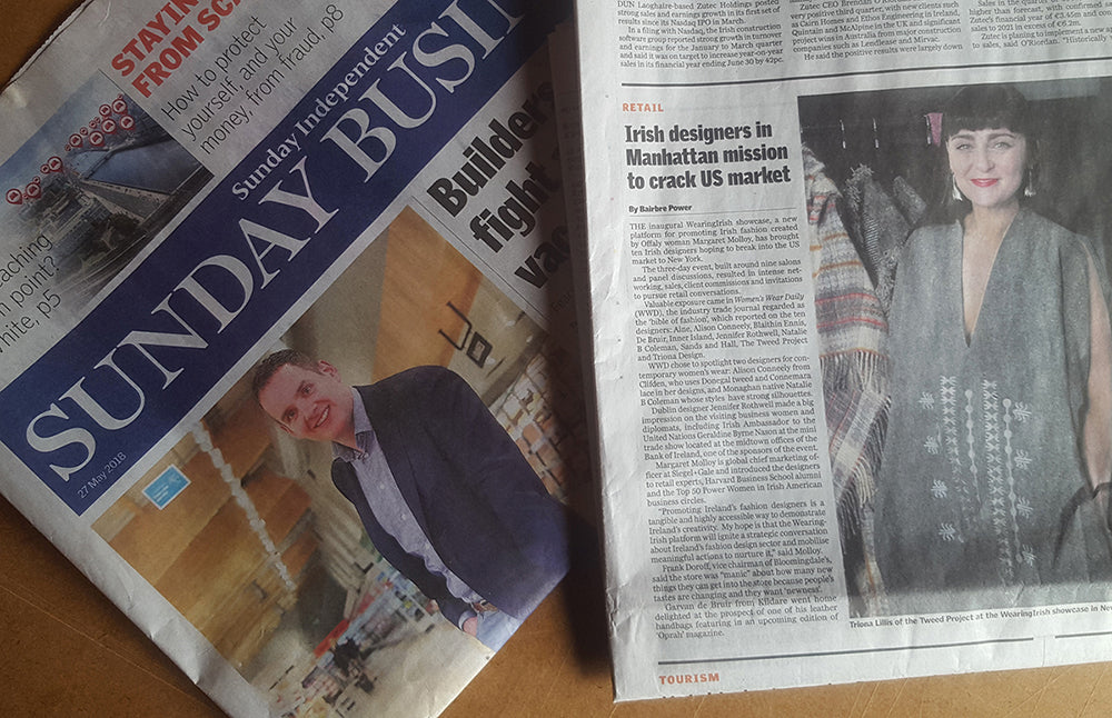 Irish Designers in Manhattan mission to crack US Market: Sunday Independent Article