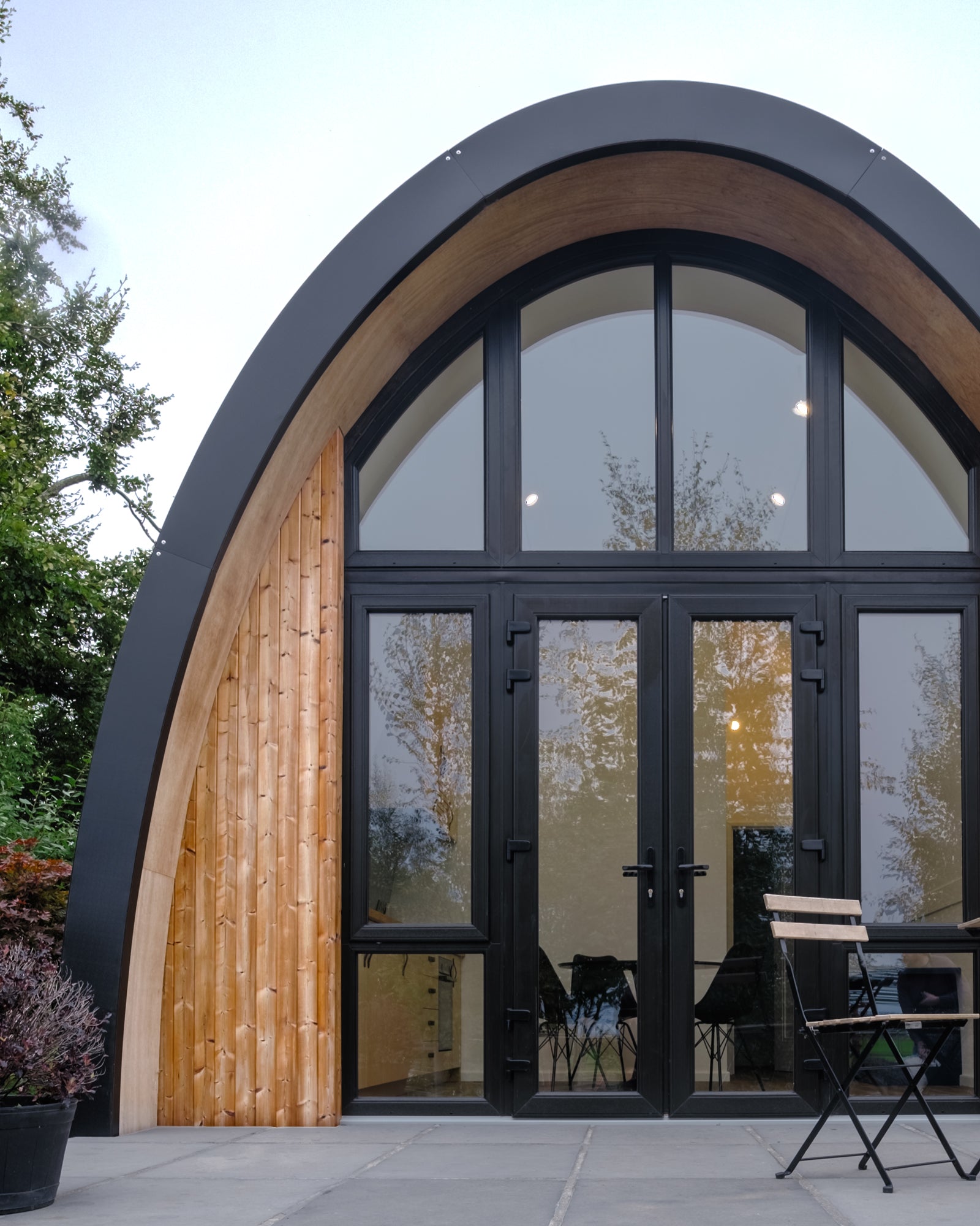 Modular garden home concept for Irish garden. Prefab dwelling of 30 - 45 square meters.