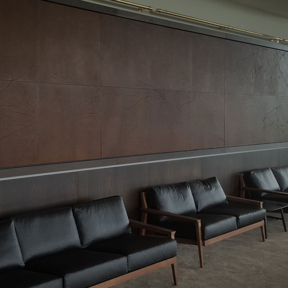 Sculpted Leather Wall | Installations | De Bruir Design & Craftsmanship